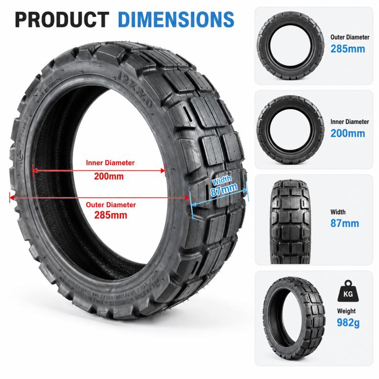 AIMITE Universal Electric Scooter Vacuum Tire