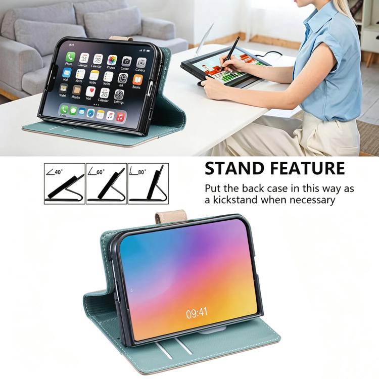 Color Matching RFID Anti-theft Leather Phone Case