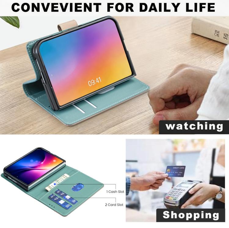 Color Matching RFID Anti-theft Leather Phone Case