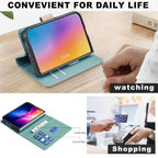 Color Matching RFID Anti-theft Leather Phone Case