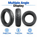 AIMITE Electric Scooter 45mm Slot Honeycomb Solid Tire, Size: 60 / 65-6.9 inch