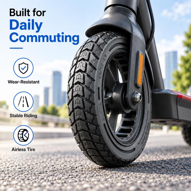 AIMITE Electric Scooter 45mm Slot Honeycomb Solid Tire, Size: 60 / 65-6.9 inch