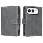 Solid Color Calfskin Texture RFID Vegan Leather Phone Case