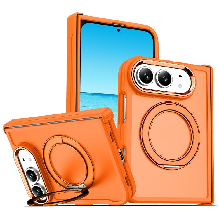XDcase Armor-style Hinge Protection Magnetic Ring Holder Phone Case