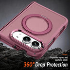 XDcase Armor-style Hinge Protection Magnetic Ring Holder Phone Case — Desert Gold