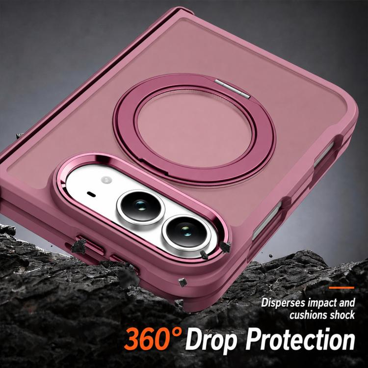 XDcase Armor-style Hinge Protection Magnetic Ring Holder Phone Case — Desert Gold
