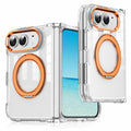 XDcase Transparent Acrylic Magnetic Rotating Holder Phone Case