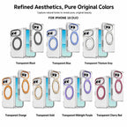 XDcase Transparent Acrylic Magnetic Rotating Holder Phone Case — For iPhone Duo