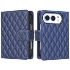 Diamond Lattice Wallet Flip Leather Phone Case