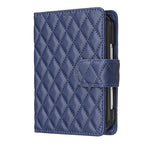 Diamond Lattice Wallet Flip Leather Phone Case