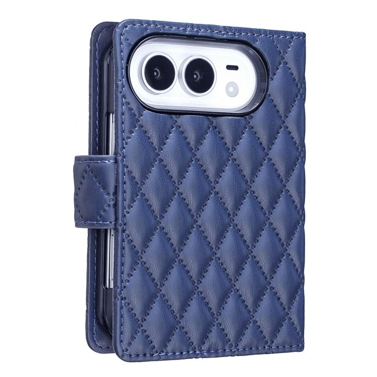 Diamond Lattice Wallet Flip Leather Phone Case