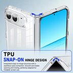 Crystal Acrylic Magnetic Integrated Hinge Phone Case