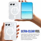 Crystal Acrylic Magnetic Integrated Hinge Phone Case