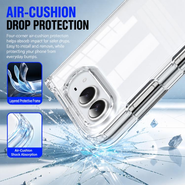 Crystal Acrylic Magnetic Integrated Hinge Phone Case