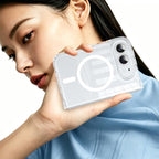 Crystal Acrylic Magnetic Integrated Hinge Phone Case