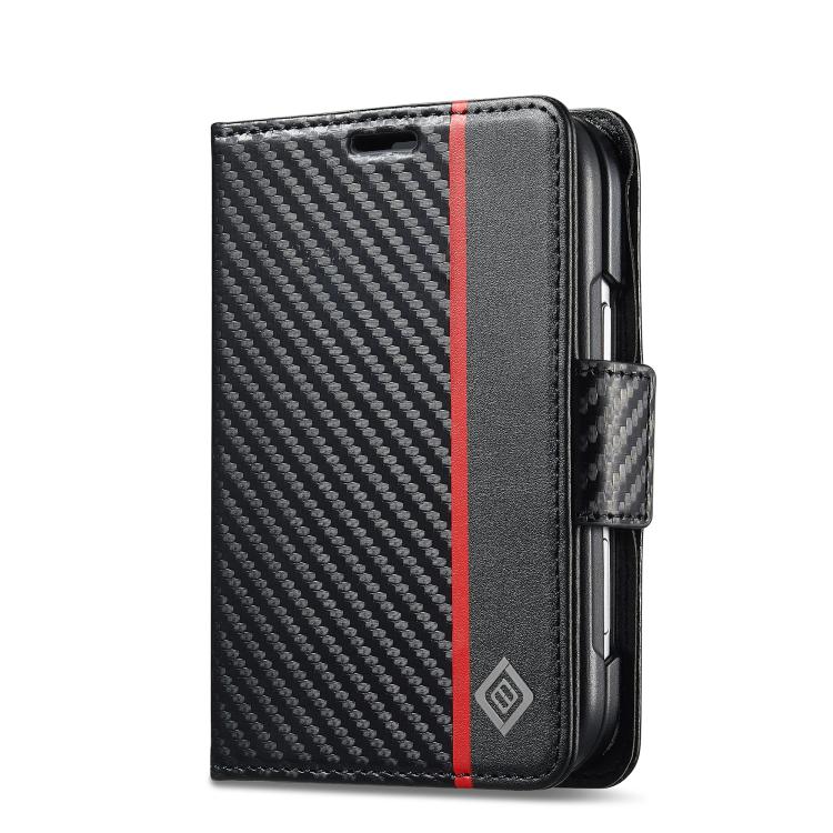 LC.IMEEKE Carbon Fiber Leather Phone Case