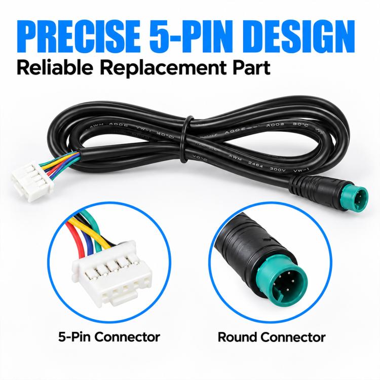 LYP4103 Electric Scooter 5 Pin Controller Connector Cable For Xiaomi MI5