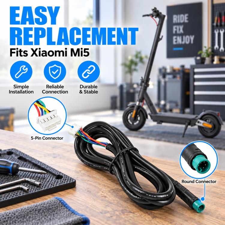 LYP4103 Electric Scooter 5 Pin Controller Connector Cable For Xiaomi MI5