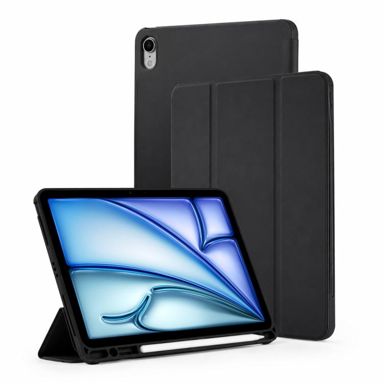 XDcase Tri-Fold Stand Soft Touch Smart Wake / Sleep Tablet Cover with Pencil Slot