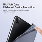 XDcase Tri-Fold Stand Soft Touch Smart Wake / Sleep Tablet Cover with Pencil Slot