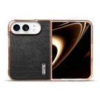 AZNS Electroplated Frame Crocodile Texture Full Coverage Phone Case