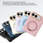 ABEEL Lightweight Zero Skin Feel Magnetic PC Phone Case with Holder — Lilac Purple
