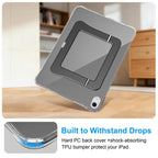 XDcase Aluminum Foldable Stand Clear Acrylic Tablet Case