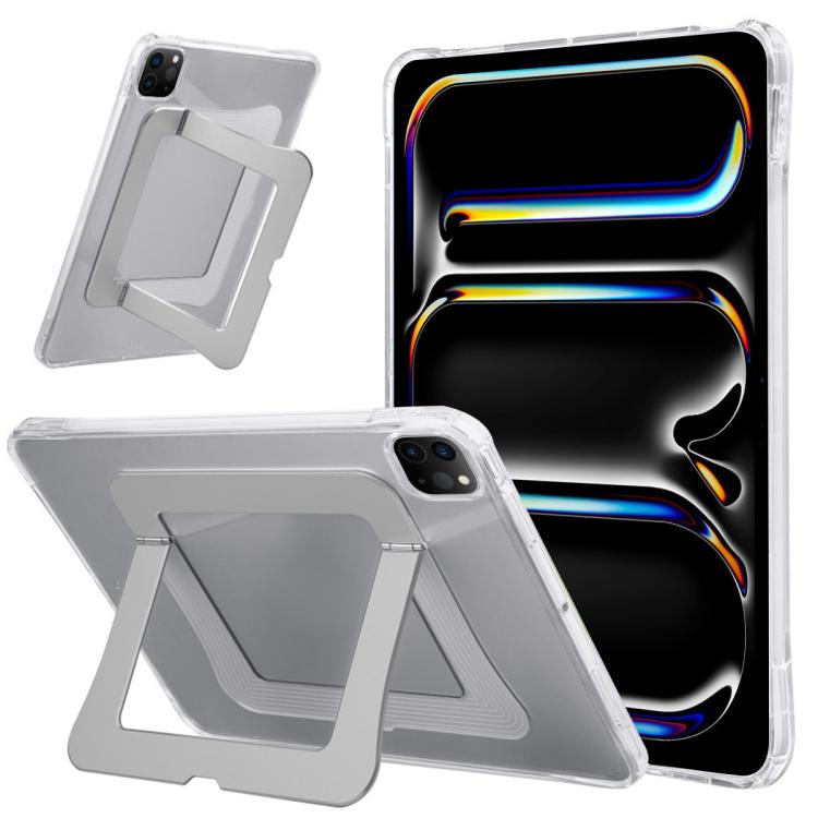 XDcase Aluminum Foldable Stand Clear Acrylic Tablet Case