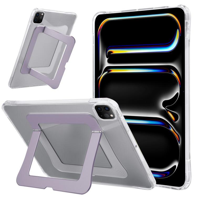 XDcase Aluminum Foldable Stand Clear Acrylic Tablet Case