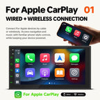 7 inch IPS Double-DIN Car MP5 Player Wireless CarPlay/Android Auto Bluetooth HD Display — view 4