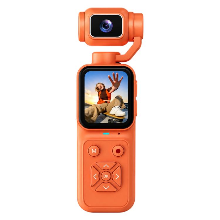 HJD09 1.69-inch HD Handheld Gimbal Pocket Camera Outdoor Sports Recorder — Black