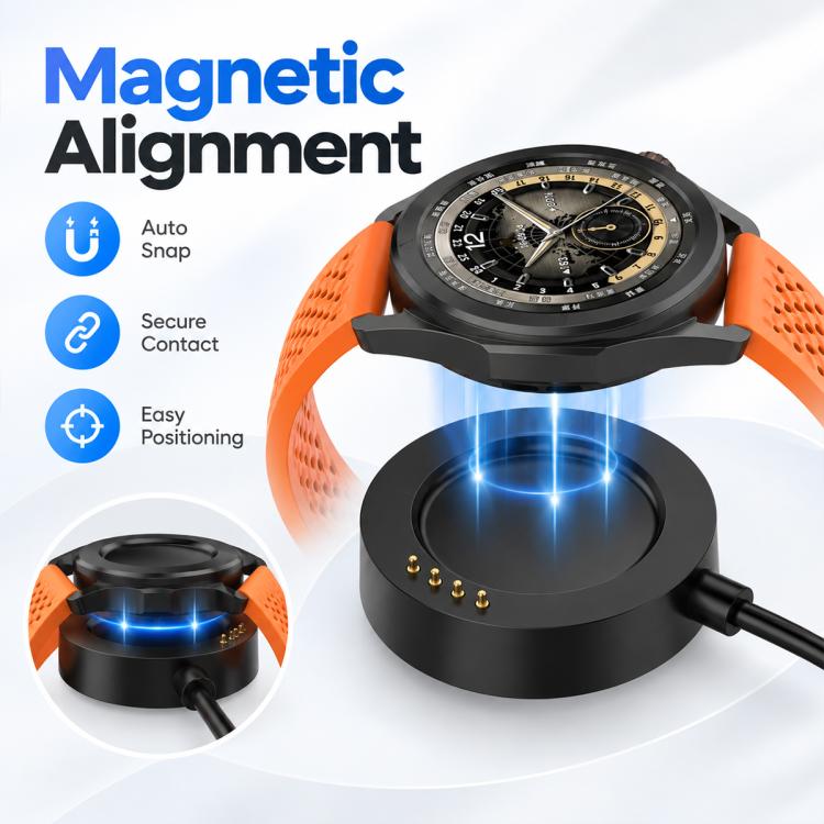 xDfind USB-A Port Smart Watch Magnetic Charging Cable, Length: 1m