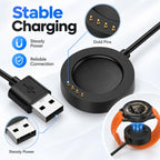 xDfind USB-A Port Smart Watch Magnetic Charging Cable, Length: 1m