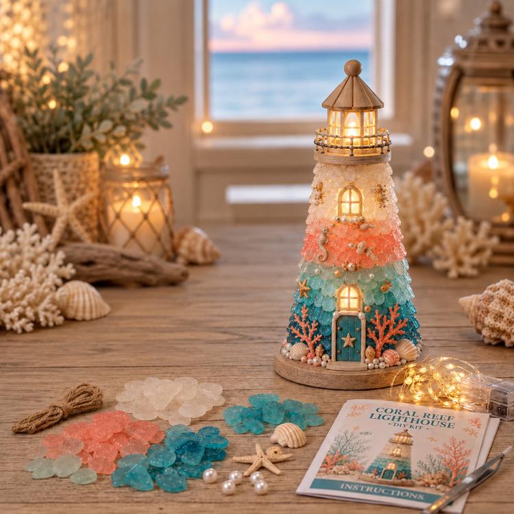 DIY Lighted Sea Glass Lighthouse Kit — Sea Glass