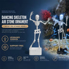 Skull Shape Aquarium Ornament Air Bubble Fish Tank Decoration — view 9