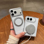 Four Corner Shockproof Space Magnetic Phone Case with 360 Degrees Rotating Holder
