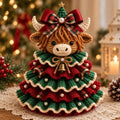 Crochet Animal Yarn Christmas Tree DIY Kit