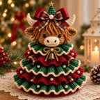 Crochet Animal Yarn Christmas Tree DIY Kit