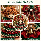 Crochet Animal Yarn Christmas Tree DIY Kit — view 10