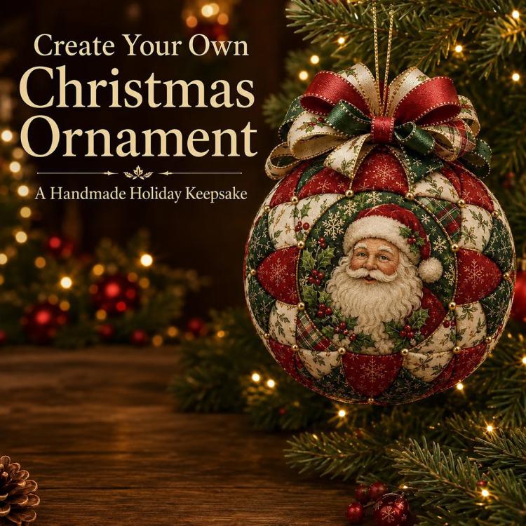 Christmas Classics Patchwork Ornament DIY Kit Handmade Christmas Decoration — view 6