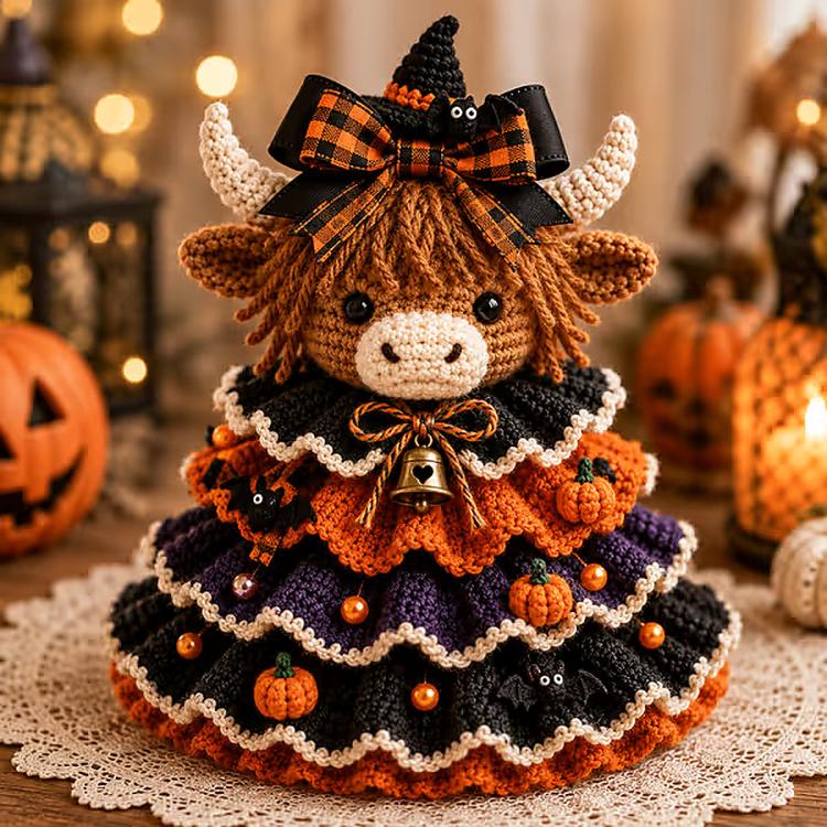 Halloween Crochet Tabletop Decor DIY Kit — Bat