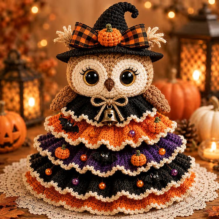 Halloween Crochet Tabletop Decor DIY Kit — Dachshund