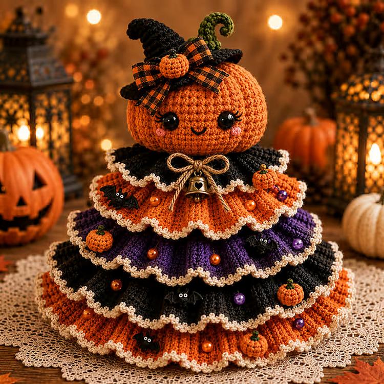 Halloween Crochet Tabletop Decor DIY Kit — Owl