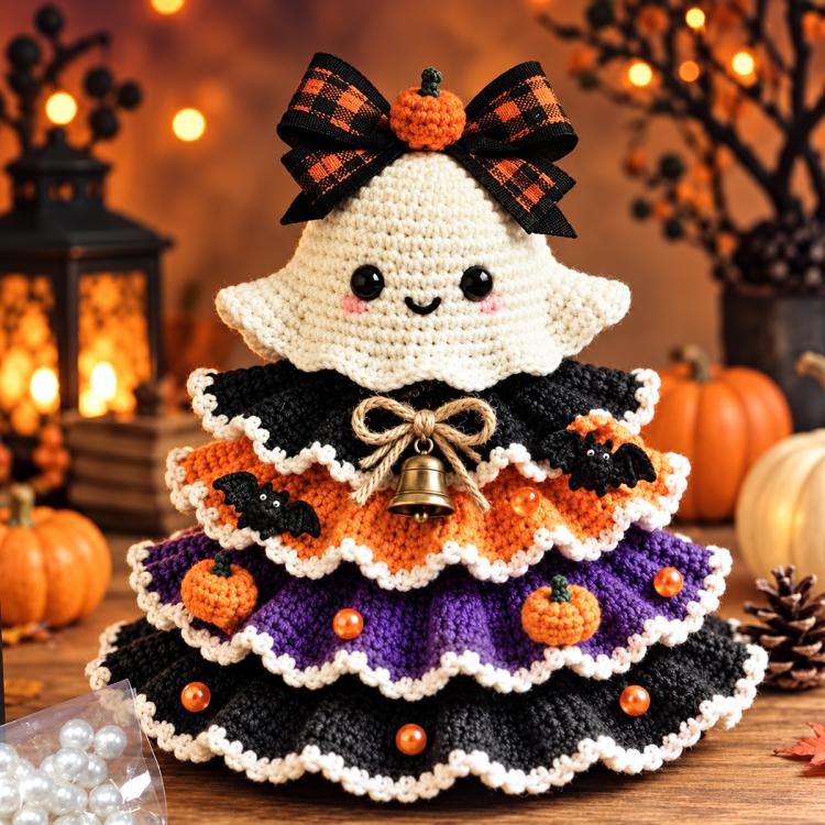 Halloween Crochet Tabletop Decor DIY Kit — Witch