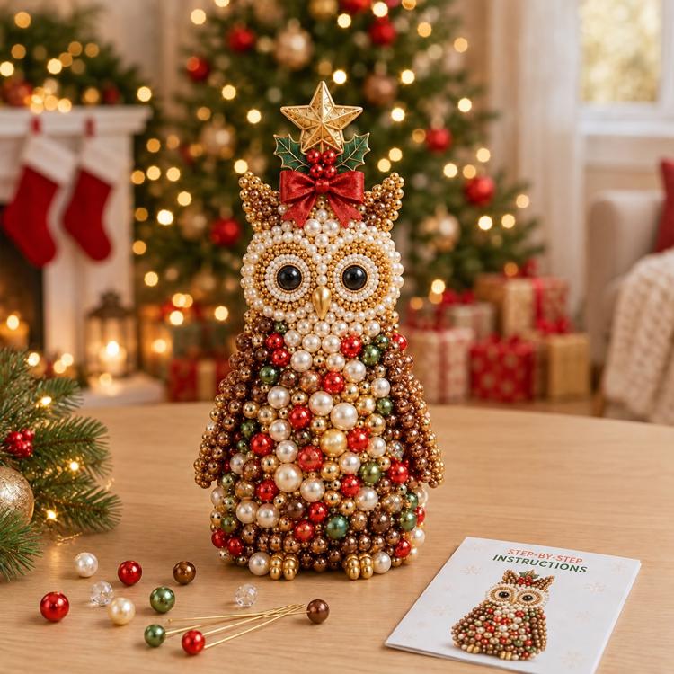 DIY Beaded Animals Decorations Tree Craft Kit — Hedgehog