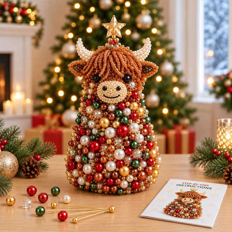 DIY Beaded Animals Decorations Tree Craft Kit — Rabbit