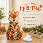 DIY Beaded Animals Decorations Tree Craft Kit — Fox