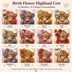 Highland Cow 3D Layered Fabric Art DIY Kit — view 15
