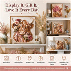 Highland Cow 3D Layered Fabric Art DIY Kit — view 16