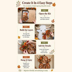 Highland Cow 3D Layered Fabric Art DIY Kit — view 17